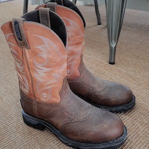 Tony lama steel toe boots